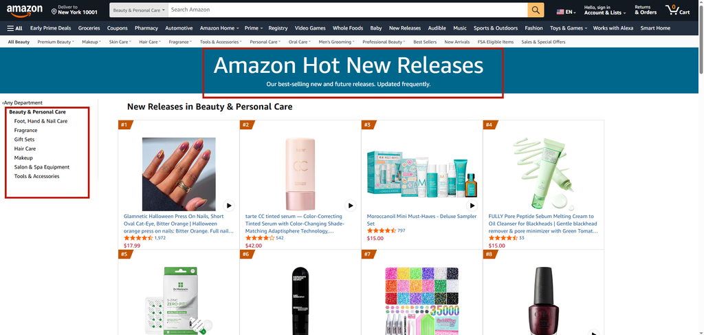 Tutorial on Finding Hidden Amazon Lists